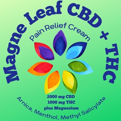 Magneleaf Thc Pain Relief Label (Magneleaf  Thc Pain Relief Label)